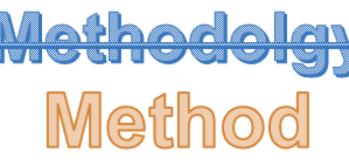 method not methodology